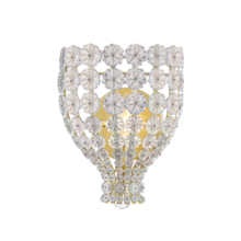 Hudson Valley 8201-AGB - Floral Park Wall Sconce