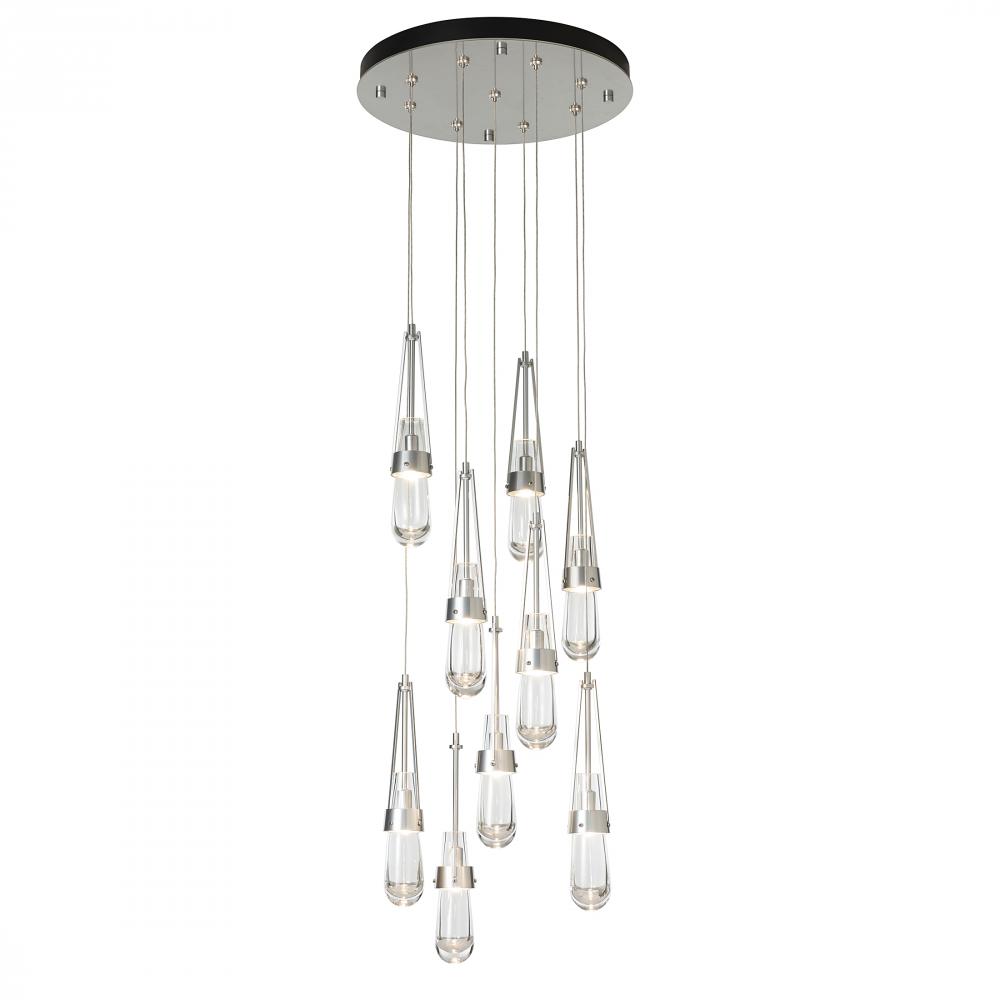 Link 9-Light Clear Glass Pendant