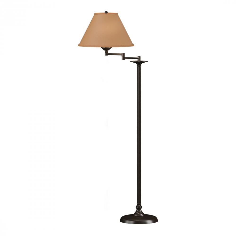 Simple Lines Swing Arm Floor Lamp