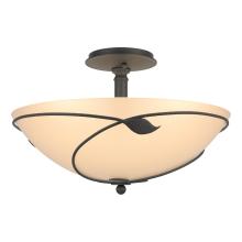 Hubbardton Forge 126732-SKT-20-SS0052 - Forged Leaves Large Semi-Flush