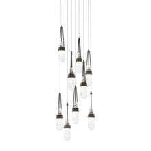 Hubbardton Forge 131100-SKT-LONG-14-YJ0434 - Link 9-Light Blown Glass Pendant