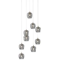  131103-SKT-LONG-84-YL0709 - Ume 9-Light Pendant