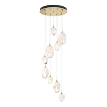 Hubbardton Forge 131142-SKT-STND-86-WP0756 - Chrysalis 9-Light Mixed Crystal Pendant