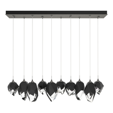 Hubbardton Forge 131145-SKT-STND-20-BP0756 - Chrysalis 10-Light Mixed Crystal Pendant