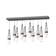 Hubbardton Forge 131200-SKT-STND-10-YJ0434 - Link 10-Light Blown Glass Pendant