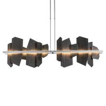 Hubbardton Forge 139666-LED-LONG-82-SL - Ardesia Linear LED Pendant