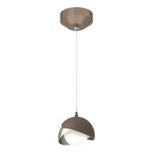 Hubbardton Forge 161183-SKT-STND-05-85-GG0711 - Brooklyn Double Shade Low Voltage Mini Pendant