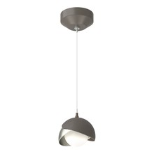 Hubbardton Forge 161183-SKT-STND-07-85-GG0711 - Brooklyn Double Shade Low Voltage Mini Pendant