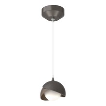 Hubbardton Forge 161183-SKT-STND-14-05-GG0711 - Brooklyn Double Shade Low Voltage Mini Pendant