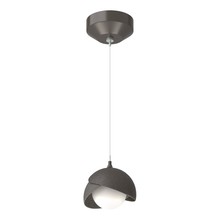 Hubbardton Forge 161183-SKT-STND-14-20-GG0711 - Brooklyn Double Shade Low Voltage Mini Pendant