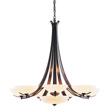 Hubbardton Forge 191236-SKT-07-GG0123 - Aegis 7 Arm Chandelier