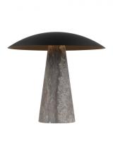 Visual Comfort & Co. Modern Collection SLTB34327BZ/DT - Aegis Medium Travertine Table Lamp