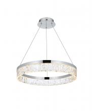  2050D22C - Linden 22 Inch Adjustable LED Chandelier in Chrome