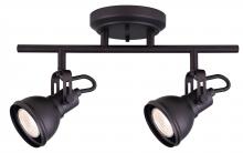 Canarm IT622A02ORB10 - POLO, 2 Lt Track, 50W GU10, 14" (W) x 8 1/2" (H) x 5" (D)