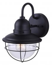 Canarm IOL254BK - Lohan, 1 Lt Outdoor Down Light, Clear Glass, 60W Type A, 9 1/4"W x 8"H x 12 5/8"D