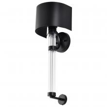 Nuvo 60/7756 - Teagon 1 Light Wall Sconce; Matte Black Finish; Metal Shade