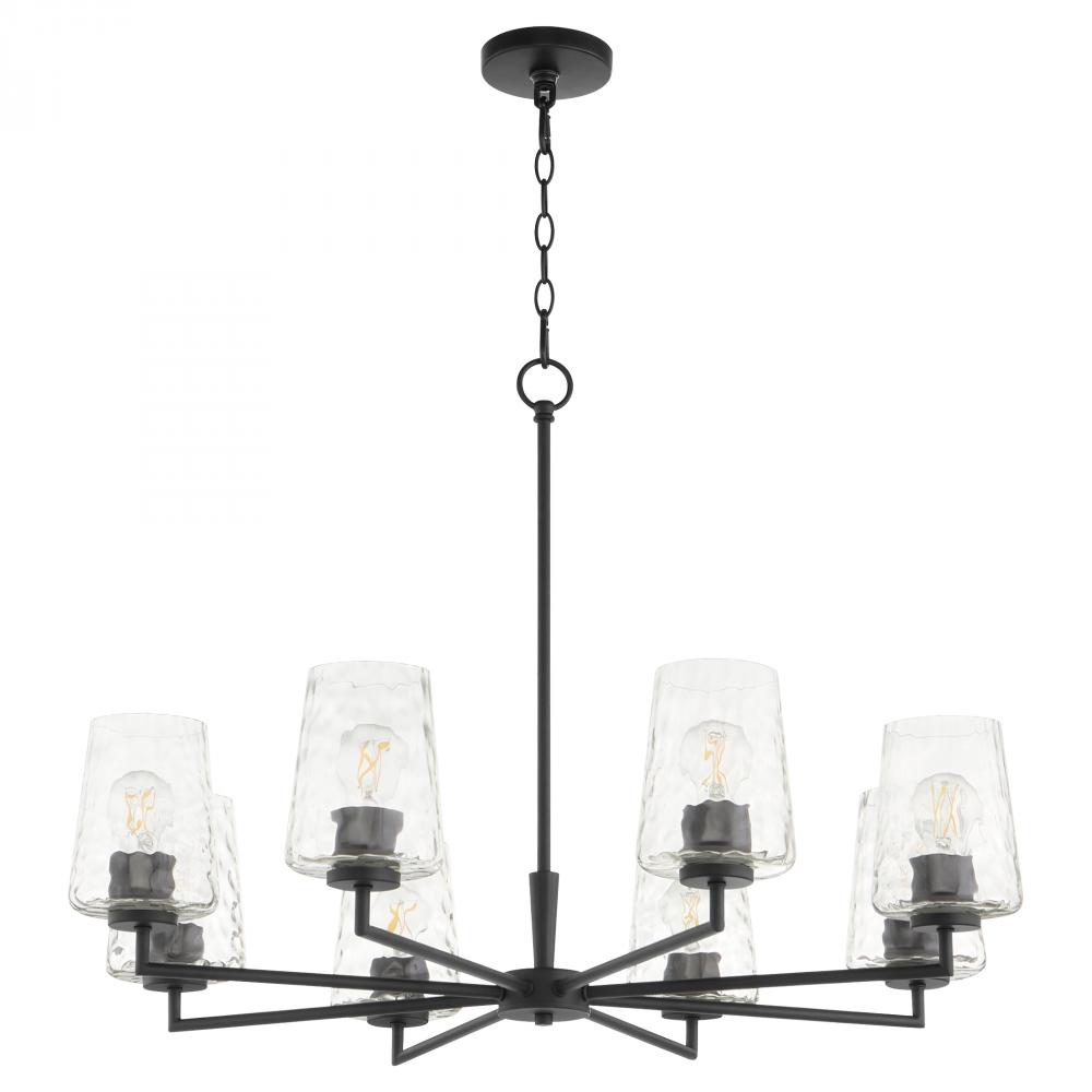 Goodwin 8 Light Chandelier, Matte Black