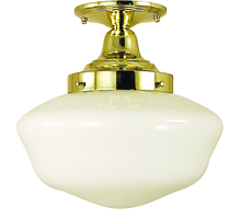  2555 PS - 1-Light Polished Silver Taylor Flush / Semi-Flush Mount