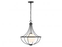 Savoy House Meridian M7047MBK - 1-Light Pendant in Matte Black