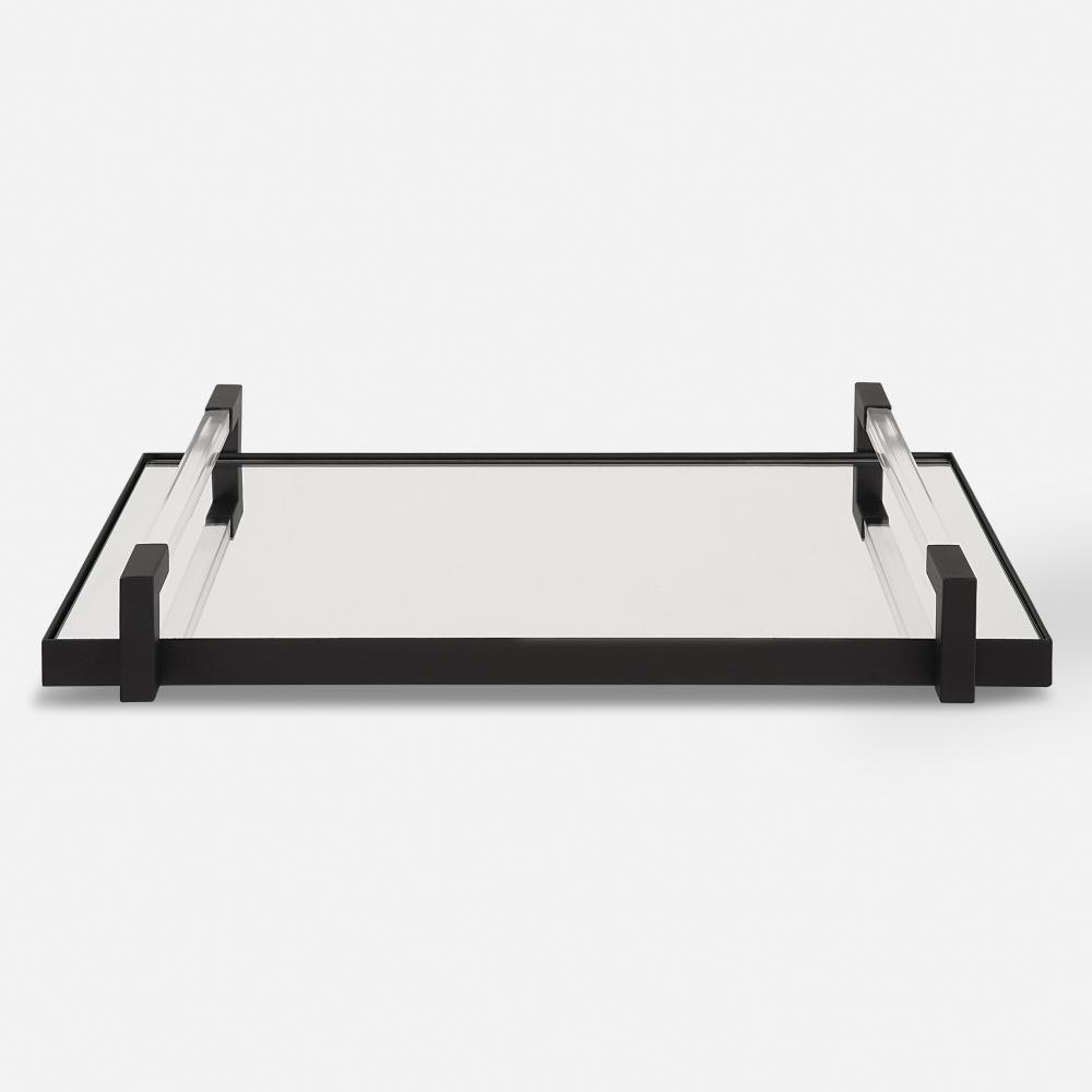 Deki Black Mirrored Tray