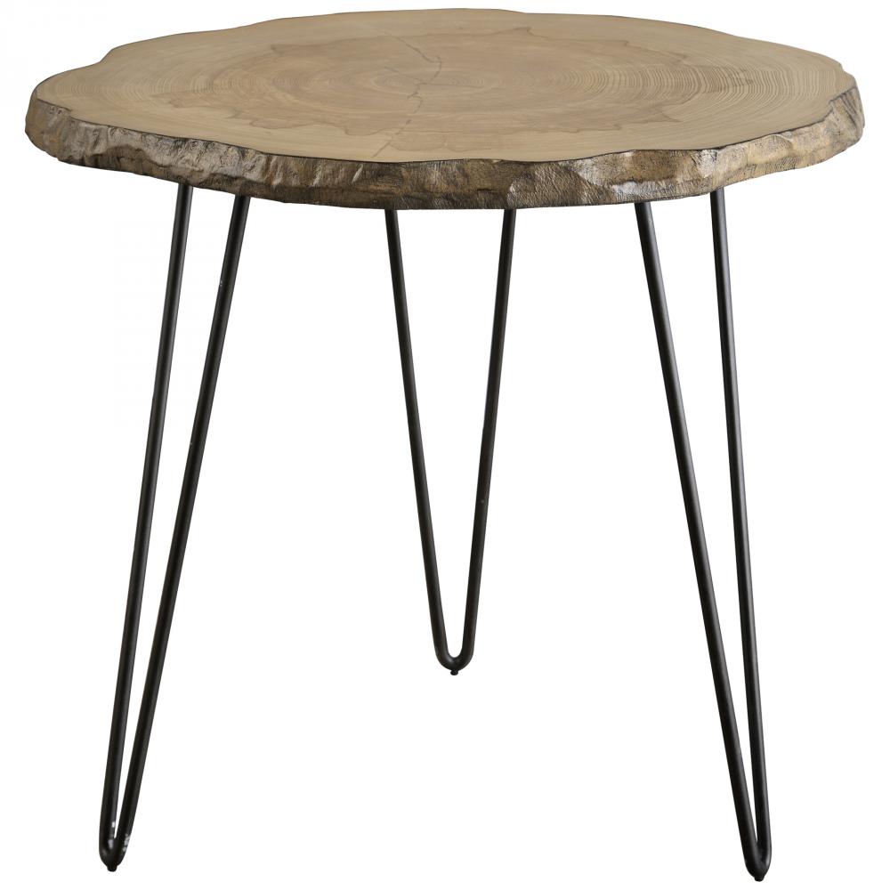 Runay Wood Slab Side Table