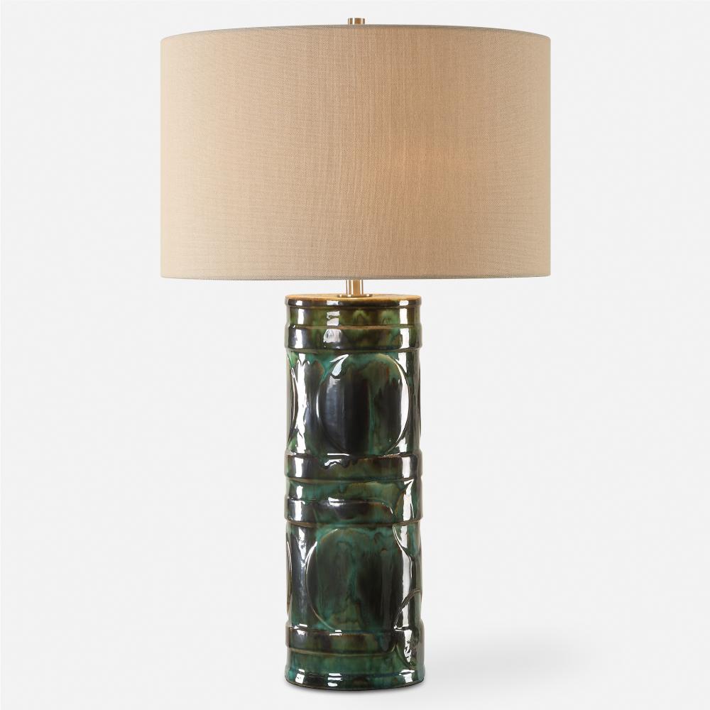 Uttermost Loch Green Glaze Table Lamp