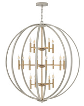 Hinkley 3464CG - Double XL Three Tier Orb Chandelier