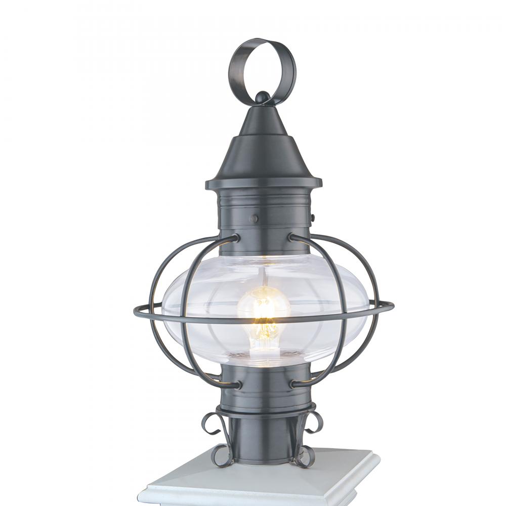 Classic 18.75'' High 1-Light Outdoor Post Light - Gun Metal