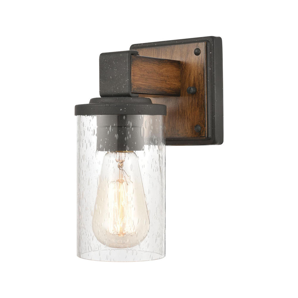 Annenberg 9'' High 1-Light Sconce - Distressed Black