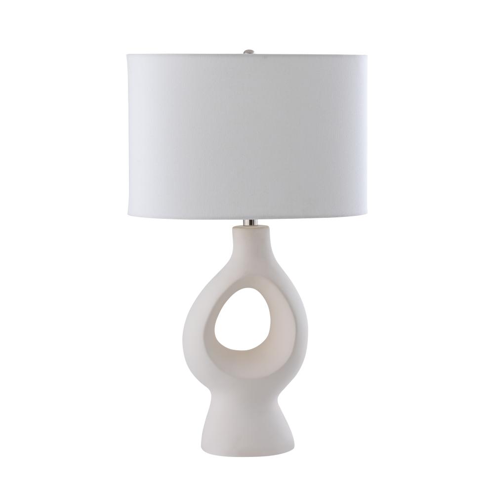 Fenimore 27'' High 1-Light Table Lamp - White