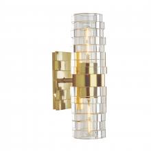 ELK Home 9765-SB-IC - Murano 13.5'' High 2-Light Sconce - Satin Brass